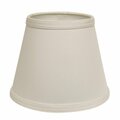 Homeroots 12 in. White Hardback Empire Slanted Slanted No Slub Lampshade 469958